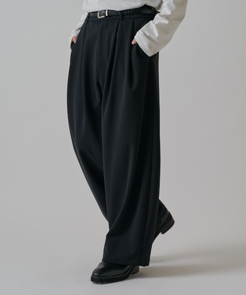 Lui's(ルイス)の「ダブルクロスベーシックカーブパンツ(スラックス・メンズ・ライトグレー/ネイビー/ブラック・M/S)」の22枚目の写真