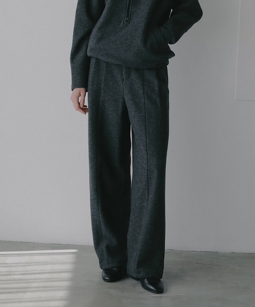 セール】BOUCLE WIDE PANTS（その他パンツ）｜MANOF（マノフ）の