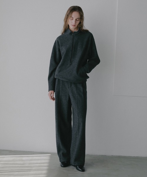 セール】BOUCLE WIDE PANTS（その他パンツ）｜MANOF（マノフ）の