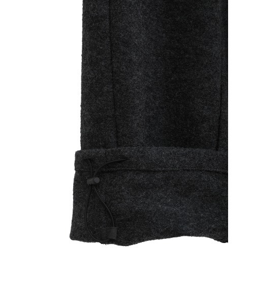 MANOF(マノフ)の「BOUCLE WIDE PANTS(その他パンツ・レディース・アイボリー/チャコールグレー・M/S)」の3枚目の写真