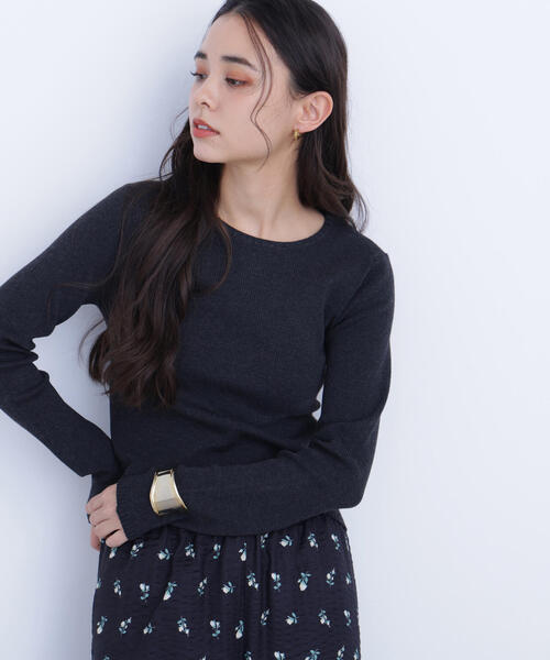 ニット+セーター N.natural beauty basic クルーネックリブニット（ニット/セーター）｜N.（N. Natural Beauty