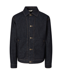 HAZZYS（ ヘジス）の「[HIS]リンスウォッシュデニムジャケット（デニムジャケット）」