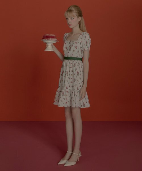 ICE GARDEN A.508(アイス ガーデン エイオーゴンパル)の「VEGGIE PRINT DRESS(ワンピース・レディース・その他・SMALL/MEDIUM)」の2枚目の写真