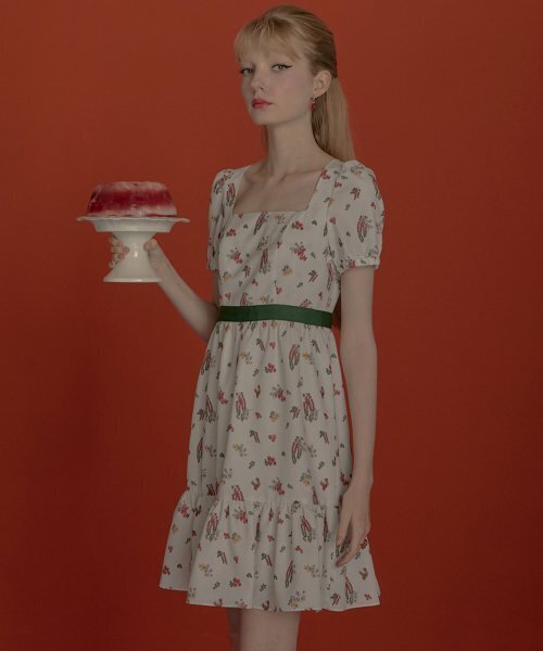 ICE GARDEN A.508(アイス ガーデン エイオーゴンパル)の「VEGGIE PRINT DRESS(ワンピース・レディース・その他・SMALL/MEDIUM)」の5枚目の写真