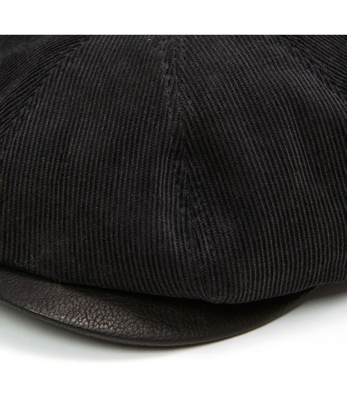 CALEE(キャリー)の「CAL NT LOGO CORDUROY TWO TONE CAS(キャスケット・メンズ・グリーン/ブラック・LARGE/MEDIUM/X-LARGE/SMALL)」の4枚目の写真