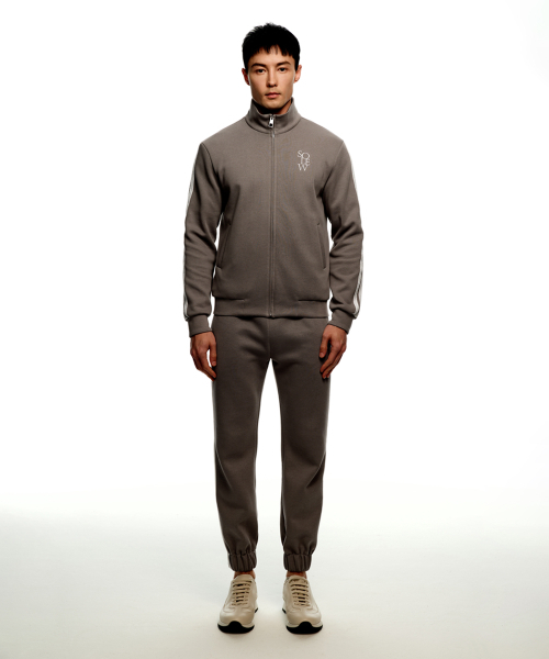SOLEW(ソル)の「ロゴポイントトラックパンツ_グレー(スウェットパンツ・メンズ・その他・SMALL/MEDIUM/LARGE/X-LARGE)」の2枚目の写真