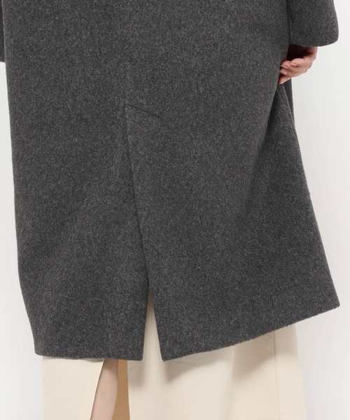 studio CLIP(スタディオクリップ)の「《ウタオ》ミニマルノーカラーコート(ノーカラーコート・レディース・シルバーグレー/チャコール/ブラック・FREE)」の12枚目の写真