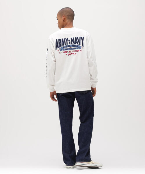 AVIREX(アヴィレックス)の「ARMY VS NAVY GAME DAY L/S T-SHIRT / アーミーVSネイビー ゲームデイ 長袖Tシャツ / AVIREX / アヴィレックス(Tシャツ/カットソー・メンズ・ネイビー/ホワイト/チャコールグレー・2XL/L/M/XL)」の12枚目の写真