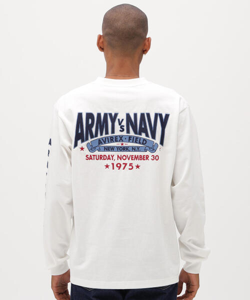 AVIREX(アヴィレックス)の「ARMY VS NAVY GAME DAY L/S T-SHIRT / アーミーVSネイビー ゲームデイ 長袖Tシャツ / AVIREX / アヴィレックス(Tシャツ/カットソー・メンズ・ネイビー/ホワイト/チャコールグレー・2XL/L/M/XL)」の16枚目の写真
