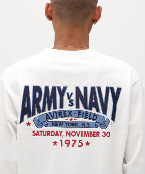 AVIREX(アヴィレックス)の「ARMY VS NAVY GAME DAY L/S T-SHIRT / アーミーVSネイビー ゲームデイ 長袖Tシャツ / AVIREX / アヴィレックス(Tシャツ/カットソー・メンズ・ネイビー/ホワイト/チャコールグレー・2XL/L/M/XL)」の17枚目の写真