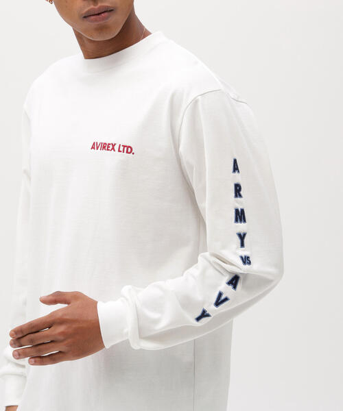 AVIREX(アヴィレックス)の「ARMY VS NAVY GAME DAY L/S T-SHIRT / アーミーVSネイビー ゲームデイ 長袖Tシャツ / AVIREX / アヴィレックス(Tシャツ/カットソー・メンズ・ネイビー/ホワイト/チャコールグレー・2XL/L/M/XL)」の19枚目の写真