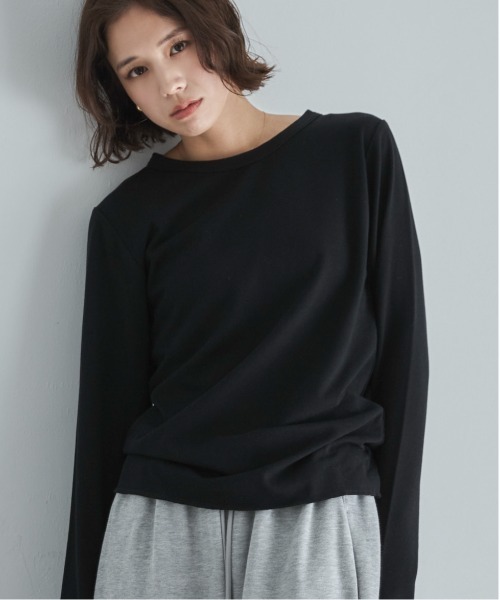 feepur(フェピュール)の「ベーシックウォームロンTee(Tシャツ/カットソー・レディース・ブラック/オフホワイト/ブラウン/オートミール・MEDIUM)」の22枚目の写真
