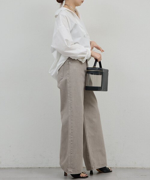 GALLARDAGALANTE（ガリャルダガランテ）の「【手洗い可】ストレートデニム（デニムパンツ・レディース・ブラウン/ブルー・0/1）」の7枚目の写真