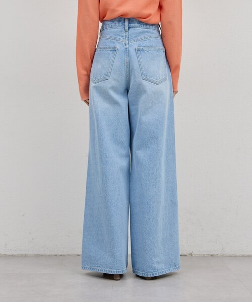 GALLARDAGALANTE（ガリャルダガランテ）の「【手洗い可】ストレートデニム（デニムパンツ・レディース・ブラウン/ブルー・0/1）」の21枚目の写真