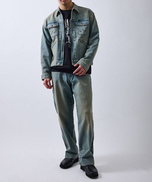 Wrangler（ラングラー）の「【Wrangler meet LE CERCLE par rope】別注/カーブデニム/セットアップ対応（デニムパンツ・メンズ・グレー/サックスブルー/ネイビー・S/LL/L/M）」の7枚目の写真