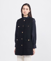 EPOCA（エポカ）の「【EPOCA STORIA】ツイードロングジレ《WEB&EPOCA THE SHOP店舗限定》（ベスト）」