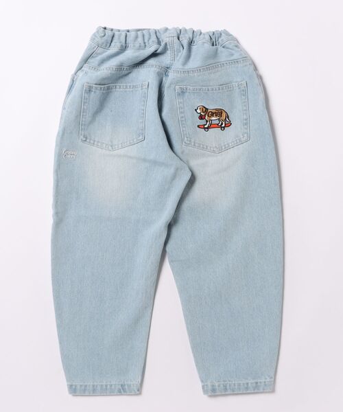 GROOVY COLORS（グルービーカラーズ）の「Uneven Denim BUDDY Long Pants（その他パンツ・キッズ・ブルー・135）」の2枚目の写真