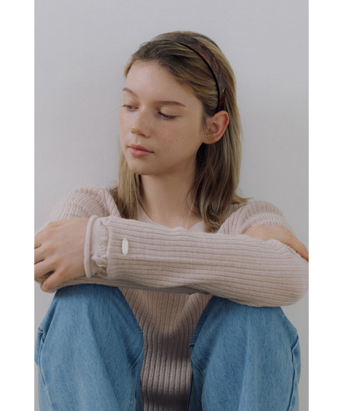 MAGNET ARCHIVE（マグネット アーカイブ）の「Golgi Lace Knit Top (Pink)（ニット/セーター・レディース・ピンク・FREE）」の5枚目の写真