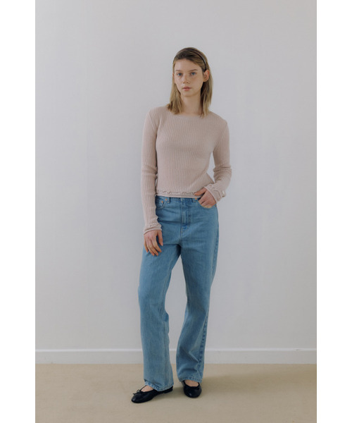 MAGNET ARCHIVE（マグネット アーカイブ）の「Golgi Lace Knit Top (Pink)（ニット/セーター・レディース・ピンク・FREE）」の6枚目の写真