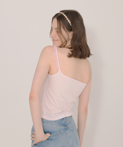 ICE GARDEN A.508(アイス ガーデン エイオーゴンパル)の「Lace Trimming One Shoulder Camisole(Tシャツ/カットソー・レディース・その他・S/M)」の5枚目の写真