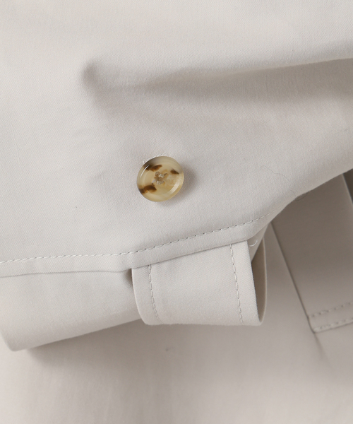 Noble（ノーブル）の「《WEB限定追加》コットンダブルクロスハーフコート（その他アウター・レディース・ベージュ/アイボリー・38/36）」の19枚目の写真