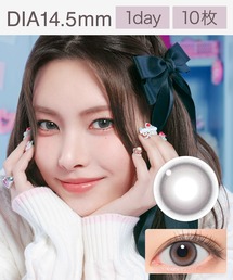 LilMe（リルミィ）の「LilMe 1day ミスティパフ (10枚入り)（コンタクトレンズ・カラコン）」