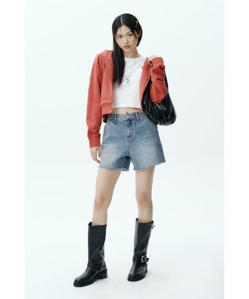 SIYAZU(シヤジュ)の「SIJN6073 90sヴィンテージデニムショートパンツ_Medium blue(デニムパンツ・レディース・その他・L/M/S)」の2枚目の写真