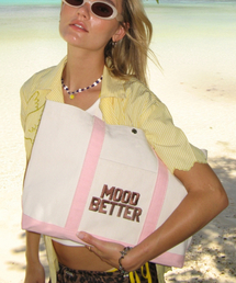 MOODBETTER（ムード ベター）の「CLASSIC CANVAS TOTE BAG IVORY PINK（トートバッグ）」