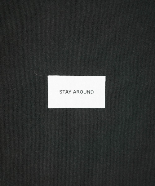 B.I.D.(ビーアイディー)の「《プリントロングスリーブTシャツ(STAY AROUND)》(Tシャツ/カットソー・メンズ・ホワイト/ブラック/チャコールグレー・MEDIUM)」の5枚目の写真