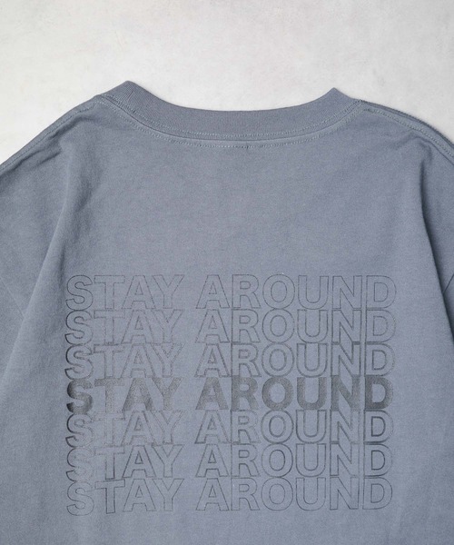 B.I.D.(ビーアイディー)の「《プリントロングスリーブTシャツ(STAY AROUND)》(Tシャツ/カットソー・メンズ・ホワイト/ブラック/チャコールグレー・MEDIUM)」の15枚目の写真