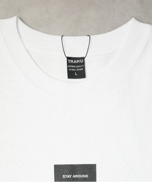 B.I.D.(ビーアイディー)の「《プリントロングスリーブTシャツ(STAY AROUND)》(Tシャツ/カットソー・メンズ・ホワイト/ブラック/チャコールグレー・MEDIUM)」の16枚目の写真