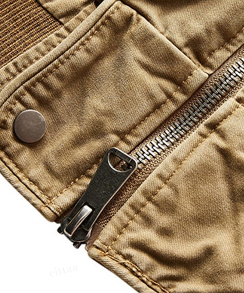 Dalfwin（ダールフィン）の「韓国ファッション ボリューム袖ワークブルゾン（ブルゾン・レディース・ブラウン系・FREE）」の18枚目の写真