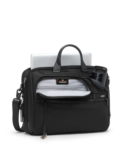 TUMI（トゥミ）の「TUMI ALPHA（アルファ） ラージ・17インチ・ブリーフケース（A4/PC17インチまで対応）（ビジネスバッグ・メンズ・ブラック・FREE）」の3枚目の写真