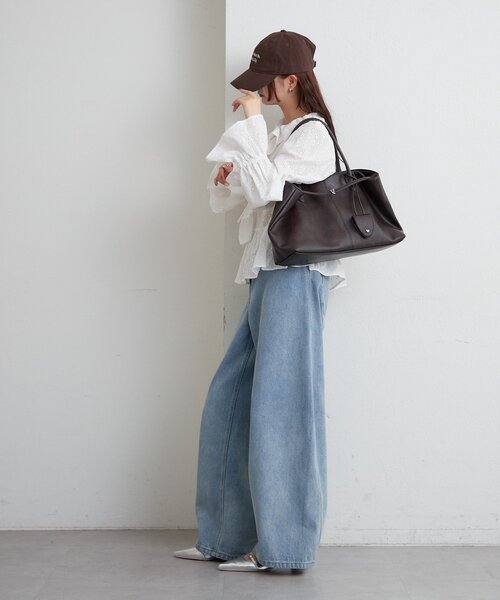 mystic(ミスティック)の「ベルト付きマルチBAG(トートバッグ・レディース・ブラウン/キャメル・ONE SIZE)」の10枚目の写真