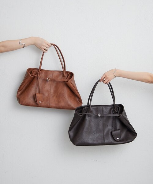 mystic(ミスティック)の「ベルト付きマルチBAG(トートバッグ・レディース・ブラウン/キャメル・ONE SIZE)」の11枚目の写真