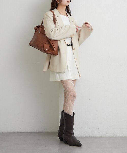 mystic(ミスティック)の「ベルト付きマルチBAG(トートバッグ・レディース・ブラウン/キャメル・ONE SIZE)」の12枚目の写真