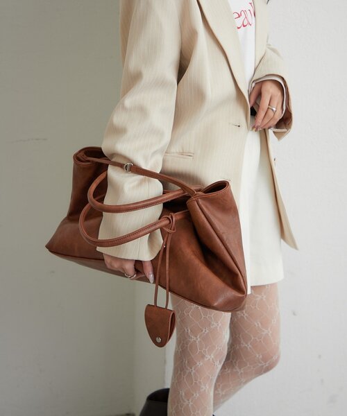 mystic(ミスティック)の「ベルト付きマルチBAG(トートバッグ・レディース・ブラウン/キャメル・ONE SIZE)」の15枚目の写真