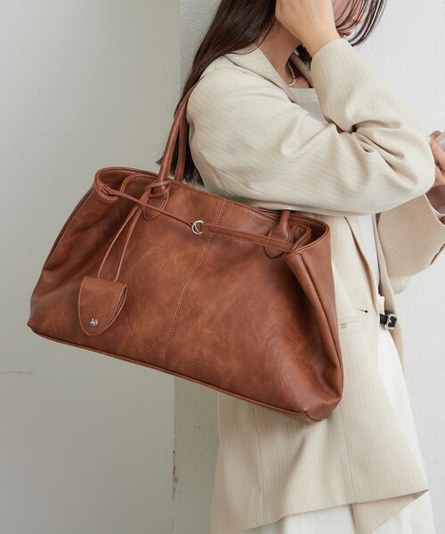 mystic(ミスティック)の「ベルト付きマルチBAG(トートバッグ・レディース・ブラウン/キャメル・ONE SIZE)」の17枚目の写真