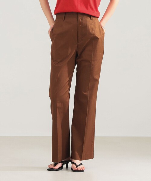 Demi-Luxe BEAMS（デミルクス ビームス）の「AK+1 / コットン ストレッチ パンツ（その他パンツ・レディース・ブラウン/ダークグリーン・38/36）」の9枚目の写真