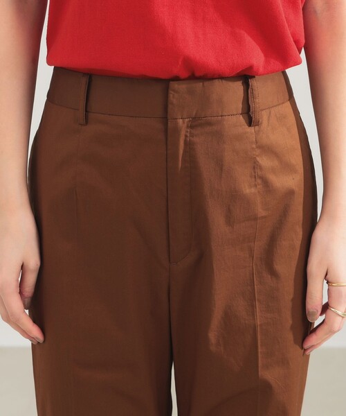 Demi-Luxe BEAMS（デミルクス ビームス）の「AK+1 / コットン ストレッチ パンツ（その他パンツ・レディース・ブラウン/ダークグリーン・38/36）」の16枚目の写真