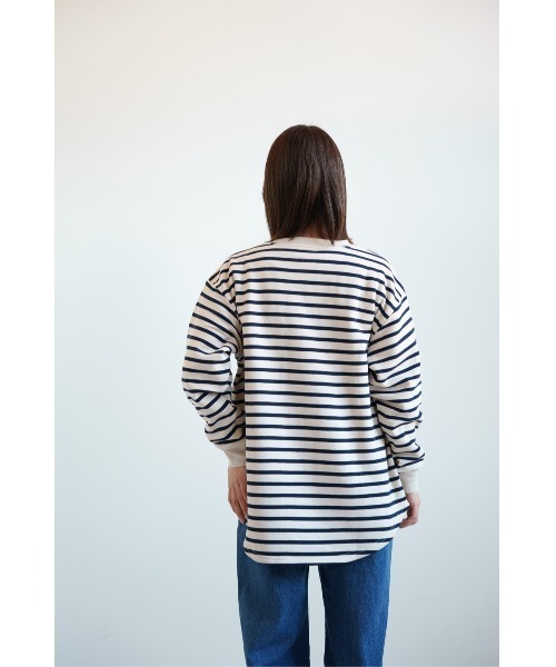 HEART MARKET（ハートマーケット）の「ハート付きカポック裏毛プルオーバー（Tシャツ/カットソー・レディース・グリーン/その他2/その他1/スミクロ/ダークパープル/アイボリー/グレー・FREE）」の12枚目の写真