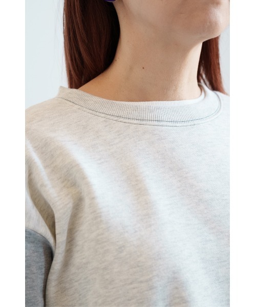 HEART MARKET（ハートマーケット）の「ハート付きカポック裏毛プルオーバー（Tシャツ/カットソー・レディース・グリーン/その他2/その他1/スミクロ/ダークパープル/アイボリー/グレー・FREE）」の20枚目の写真