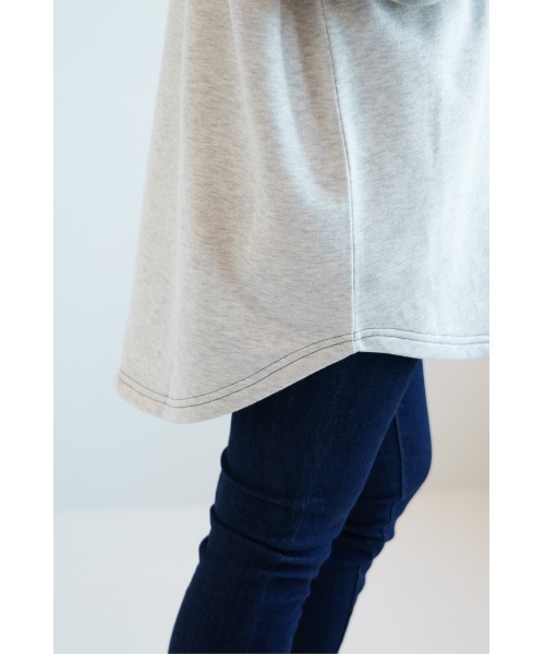 HEART MARKET（ハートマーケット）の「ハート付きカポック裏毛プルオーバー（Tシャツ/カットソー・レディース・グリーン/その他2/その他1/スミクロ/ダークパープル/アイボリー/グレー・FREE）」の21枚目の写真