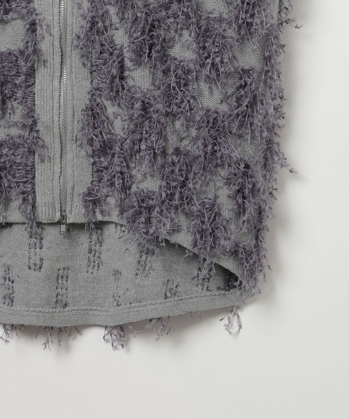 LEPSIM（レプシィム）の「フリンジWZIPベストチュニック　640632（ベスト・レディース・ブラウン/グレー/アイボリー・FREE）」の16枚目の写真