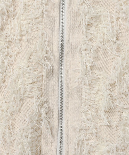 LEPSIM（レプシィム）の「フリンジWZIPベストチュニック　640632（ベスト・レディース・ブラウン/グレー/アイボリー・FREE）」の19枚目の写真