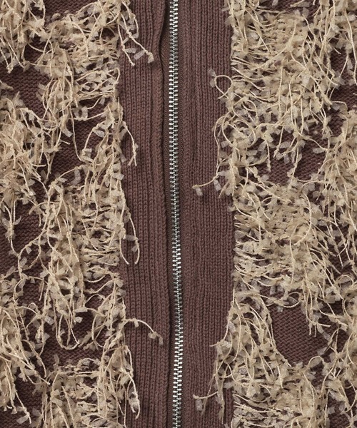 LEPSIM（レプシィム）の「フリンジWZIPベストチュニック　640632（ベスト・レディース・ブラウン/グレー/アイボリー・FREE）」の21枚目の写真