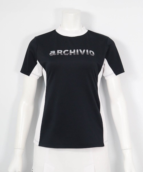 archivio(アルチビオ)の「<LADIES>UV速乾サイド配色プルオーバー(Tシャツ/カットソー・レディース・イエロー/ライトオレンジ系/ブラック/ホワイト・L/M/S)」の3枚目の写真