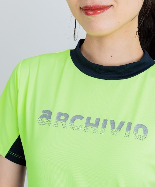 archivio(アルチビオ)の「<LADIES>UV速乾サイド配色プルオーバー(Tシャツ/カットソー・レディース・イエロー/ライトオレンジ系/ブラック/ホワイト・L/M/S)」の22枚目の写真