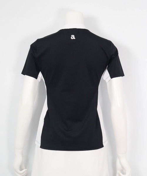 archivio(アルチビオ)の「<LADIES>UV速乾サイド配色プルオーバー(Tシャツ/カットソー・レディース・イエロー/ライトオレンジ系/ブラック/ホワイト・L/M/S)」の6枚目の写真