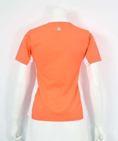 archivio(アルチビオ)の「<LADIES>UV速乾サイド配色プルオーバー(Tシャツ/カットソー・レディース・イエロー/ライトオレンジ系/ブラック/ホワイト・L/M/S)」の8枚目の写真